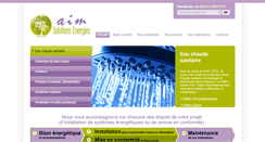 Desktop Screenshot of aim-solutionsenergies.com